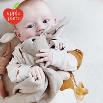 applepark soothing towel baby with entrance nibbling appeasement doll 0-1-year-old baby coaxing sleeping plush toy