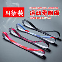 Thin head band male yoga fitness sports hair band female running anti-skid hair hoop sweat sweat sweat belt Basketball Guide headscarf