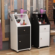 Small storage A single place next to the hair salon Hair cutting cabinet Floor-to-ceiling shop Mirror retro cabinet Tool cabinet Nordic
