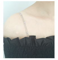 Adjustable invisible rhinestone shoulder strap summer bra underwear strap no trace sexy versatile shoulder beauty back non-slip