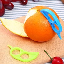 Ju cartoon ring peeler peeling grapefruit home pomegranate open orange tool fruit peeling device oranges wo Mandarin home