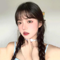 Fake bangs natural air comics bangs wigs no trace forehead simulation Net red air bangs wig women