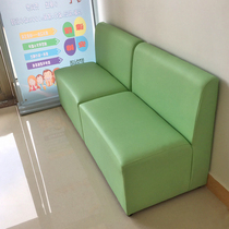 Customized kindergarten training institutions hotel shopping mall psychological counseling room rest and waiting area soft bag backed by Kasusha