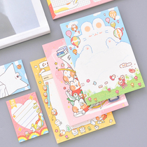 Ling Mengjuan note sticker note note creative cute cartoon Post-It note notepad stationery