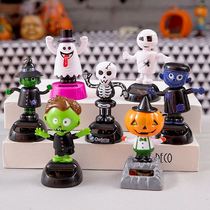 Halloween gift creative swing doll shaking head car ornaments cartoon Childrens Day gift pumpkin decorations