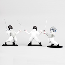 Fencing Sports fencing gifts hand-held foil epee Saber doll interior decoration