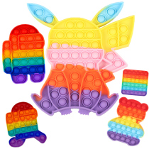 Rodent control pioneer childrens educational toy popit large decompression artifact thinking chess werewolves kill rainbow press music