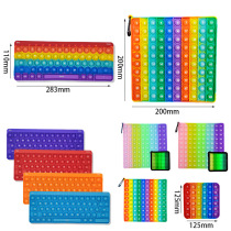 Cross-border new large rodent control pioneer popit childrens educational toys printed alphanumeric multiplication color keyboard