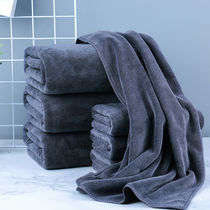 Hotel white bath towel gray thickened hotel bath center hair absorbent beauty salon chest-wrapped bed towel