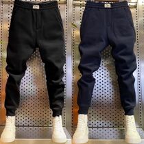 European goods anti-season goods clearance) winter plus velvet leggings sweatpants autumn casual pants sports trousers men