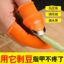 Pick pepper artifact Pick vegetable artifact Peel garlic peel iron nails Pinch vegetables Pick beans Agricultural tools Thumb knife