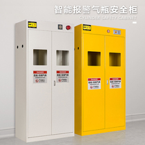 Full Steel Explosion Proof Gas Bottle Cabinet Laboratory Gas Explosion Protection Cabinet Single Double Bottle Gas Acetylene Nitrogen Hydrogen Storage Cabinet