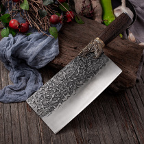 Longquan faucet slicing knife forged kitchen knife sharp old Chinese household kitchen knife high carbon stainless steel meat cutting