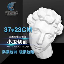 Giuliano Medici Xiaoweiwei plaster cut noodles like plaster geometry facial features hands and feet