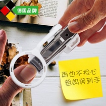 German nail clipper with magnifying glass creative old man anti-splash old man cut thick toenail nail clipper