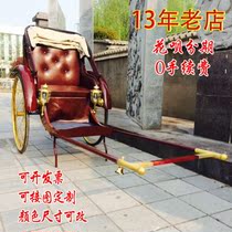 Factory customized retro old Shanghai manpower rink car Republic of China passenger scenic spot wedding photography Hotel film and television props