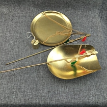 Small pure copper clam scale copper scale medicinal herbs called hand-held small-scale medicine traditional Chinese medicine called grab week