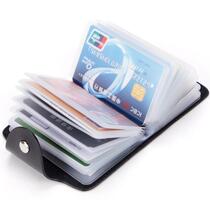 24 card position business card holder card bag mens and womens card package ID card cover gas card package anti-degaussing card bag