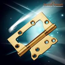 Hinge Stainless steel folding silent hinge without slotting paint door hinge Bearing mother and child hinge