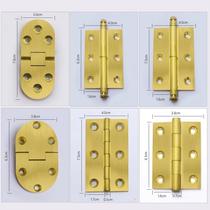 Copper hinge Cabinet door Brass color Chinese antique wardrobe cabinet folding wooden door Copper hinge Pure copper hinge