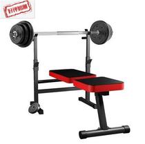Household stable and comfortable bracket Flat bed frame Commercial barbell bed Multi-angle dumbbell stool Weight lifting bed Elastic