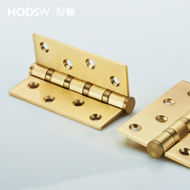 Hamilton 304 stainless steel hinge 5 inch bronze solid wood hinge 4 inch gold bearing hinge flat single piece