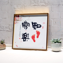 The new children feet shou zu yin baby age souvenirs creative inkpad children New Brotherhood calligraphy and painting e