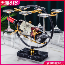 Wine glasses shelf light luxury hanging wine glasses storage rack water cup rack creative o