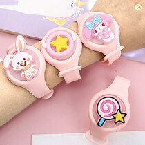 Mosquito repellent bracelet luminous anti-mosquito artifact children's cute watch carry-on baby baby flash outdoor toy rotation