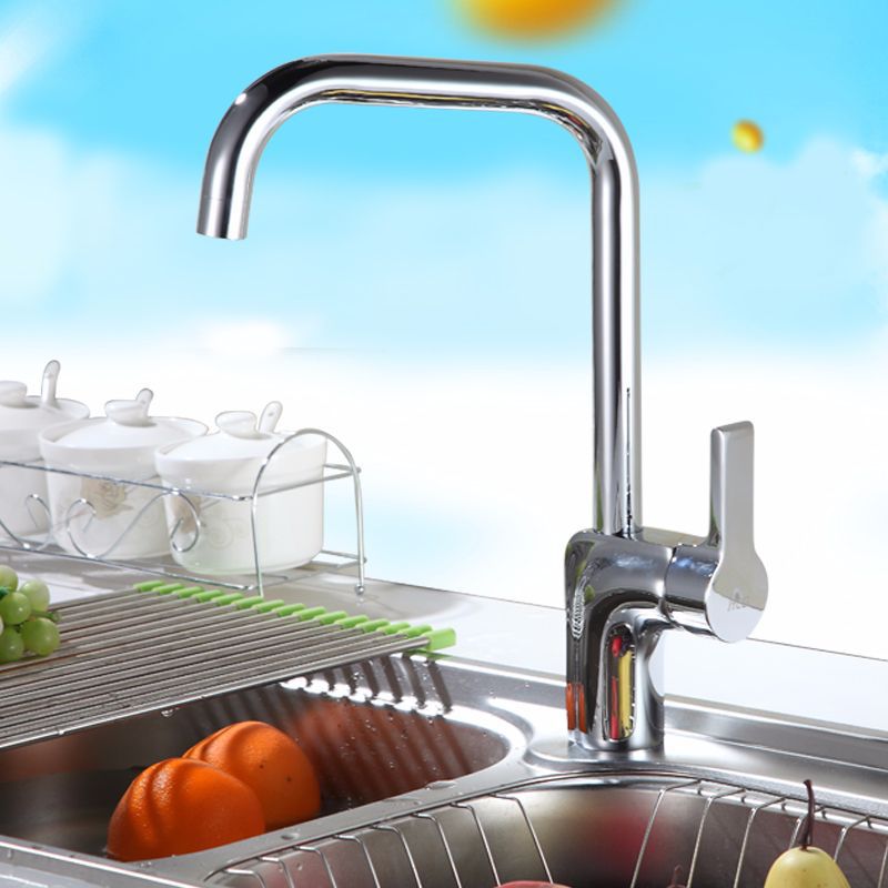 New all-copper bathroom faucet Kitchen faucet Hot and cold rotatable sink faucet Wash basin faucet 