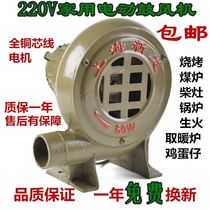 Blower blowing stove 220V small powerful barbecue blowing carbon household boiler hair dryer household burning firewood stove