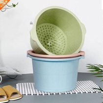   Foot bath basin Nail shop special foot Japanese-style cooked glue plastic foot bath bucket Bump massage foot bath basin bath