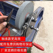 Hand-operated knife grinding machine sand machine manual polishing small household desktop kitchen knife grinding stone scissors grinding machine