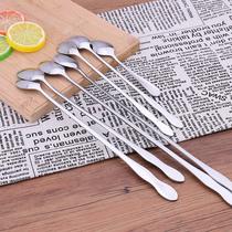 Coffee shallow spoon Long handle long spoon handle Extended long handle spoon Small head European style small luxury exquisite creative slender 