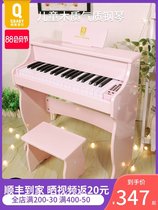 Pretty baby piano wooden piano wooden electronic piano baby toy instrument Enlightenment birthday gift 37 home