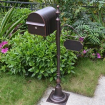 European wrought iron Villa mailbox letter box post box outdoor rainproof inbox postcard box wedding props mailbox