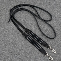 Factory direct sales cowhide side reins equestrian supplies horse reins training horse reins side reins side reins harness reins