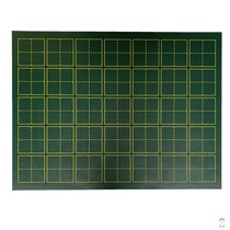 Teaching magnetic field character grid blackboard paste 35 grid green board sticker black board magnetic patch teaching aid magnetic whiteboard