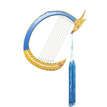 Ancient costume late sound Phoenix head harp harp instrument props wind photography game film and television dance Tang Palace night banquet