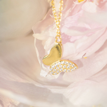 Des Vu butterfly necklace wild light luxury choker fashion temperament necklace