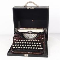 1920S Antique Underwood Underwood 4 Bank mechanical English typewriter 8 Pinjing purple same style