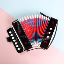 Beginner accordion music early education toys students beginner accordion musical instrument gift children hand pull instrument