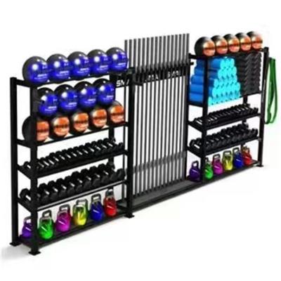 Commercial gym small equipment storage rack private teaching small tool storage rack kettlebell dumbbell shelf can be customized