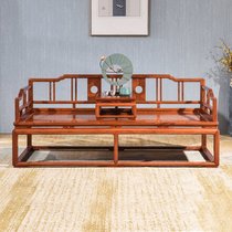 Mahogany furniture Burmese Rosewood Luohan bed new Chinese living room big fruit rosewood bed bed bed solid wood sofa