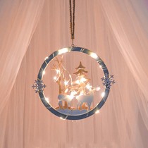 Nordic ins style creative elk pendant hanging decoration Christmas tree holiday gift supplies lighting bedroom home