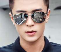 Glasses Mens Face Small 2021 Explosive sun glasses High-end New Sunglasses Shading UV Driving