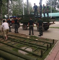 Standard custom simulation equipment high and low Wall single-plank bridge cooperation wave Wood troops obstacle type low pile net crawling forward