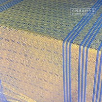 Guangxi Zhuangjin fabric 1 meter wide golden jacquard embroidery brocade Chinese home decoration ethnic satin fabric fabric