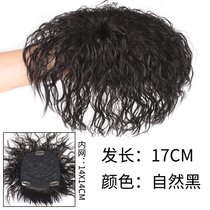 Top head reissued piece real hair cover white hair lifelike invisible invisible thin corn hot bangs wig top hair cover female