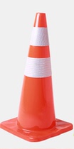 2 3kgpvc70cm rubber road cone reflective lifting ring cone barrel safety barricade Ice Cream tube warning column isolation Pier